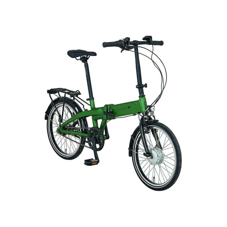 Rower Elektryczny Składany 20" Alu V-brake 7-biegów Składak Światła 25km/h