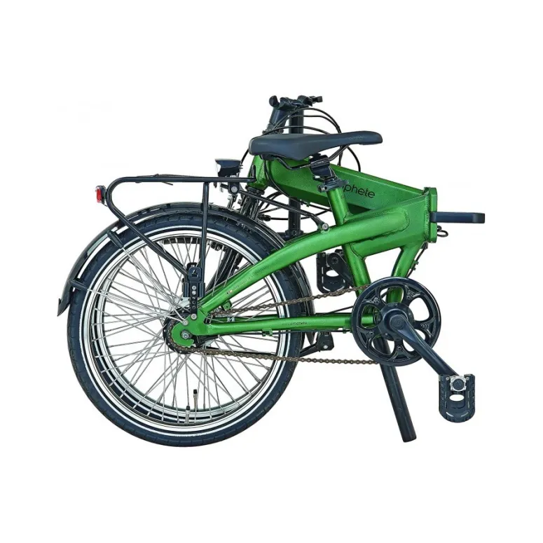 Rower Elektryczny Składany 20" Alu V-brake 7-biegów Składak Światła 25km/h