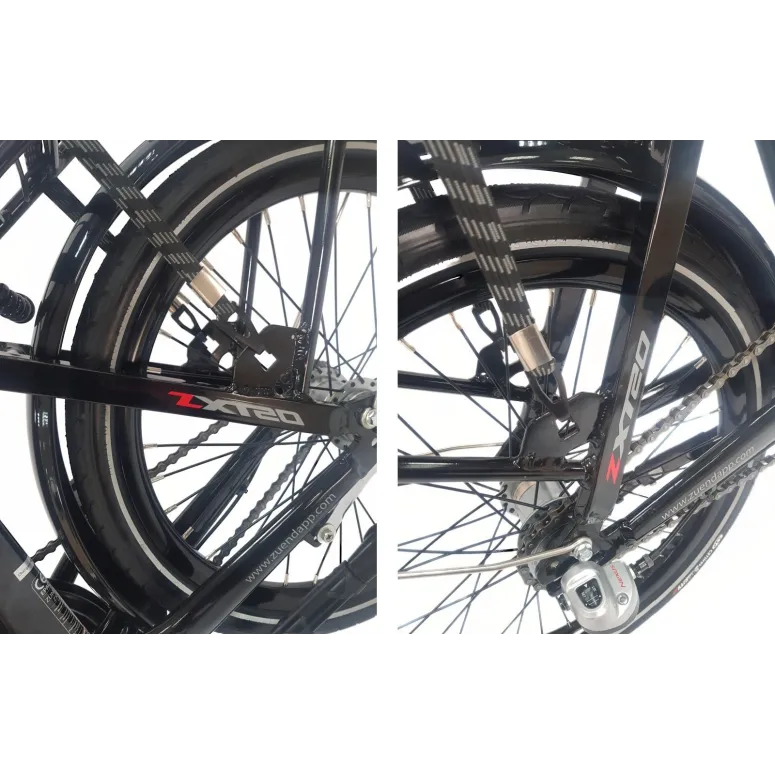 Składany Rower Elektryczny Miejski 20 Nexus 3 Bagażnik Światła Wspomaganie