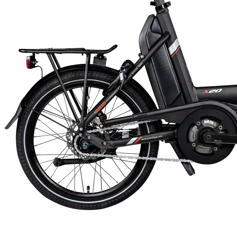 Składany Rower Elektryczny Uniwersalny 20" Bosch Nexus Tarcze Oświetlenie