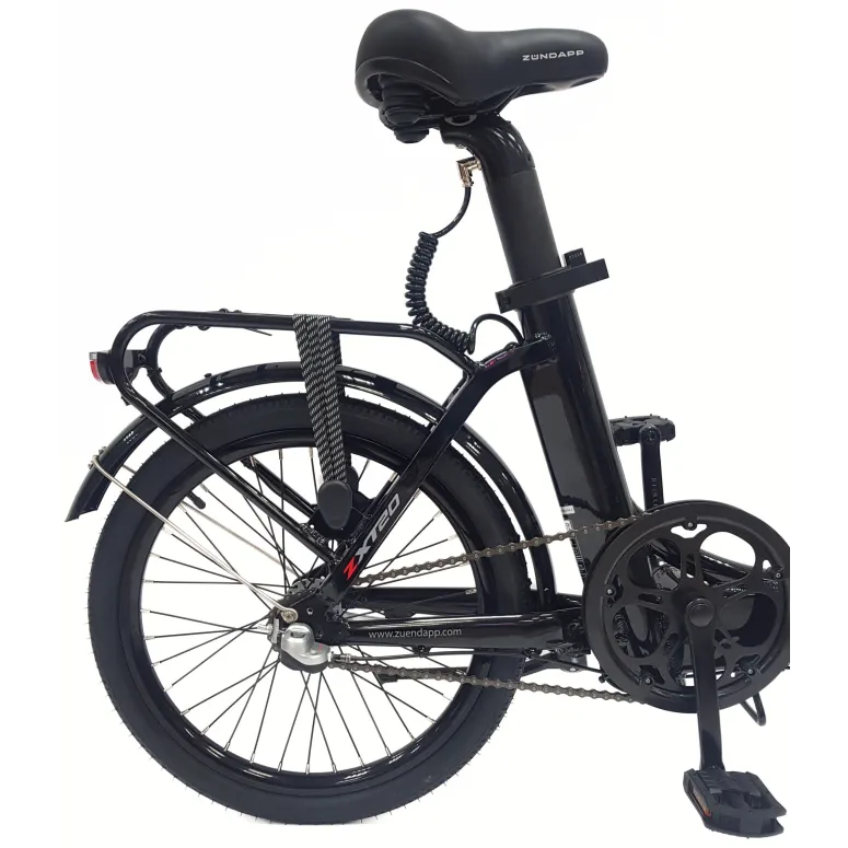 Rower Elektryczny Składany 20" 250 W ALU Nexus Bagażnik Światła Wspomaganie