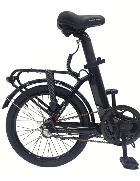 Rower Elektryczny Składany 20" 250 W ALU Nexus Bagażnik Światła Wspomaganie