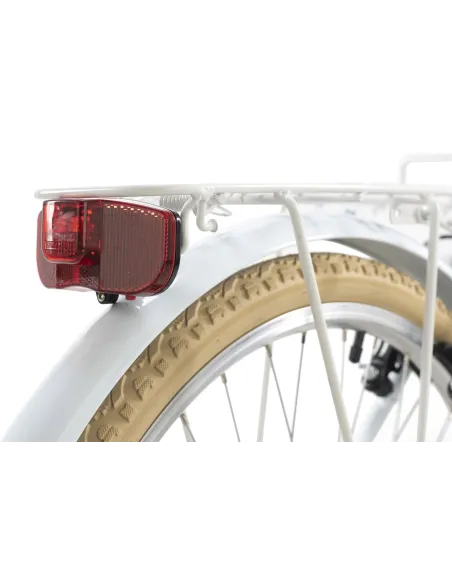 Miejski Rower Damski Dziewczęcy 28 Retro 6 Biegów