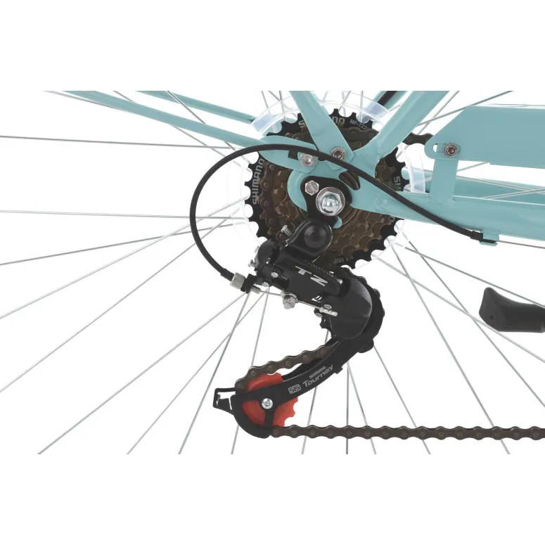 Damski Rower Miejski 28 Dziewczęcy Retro 6 Biegów