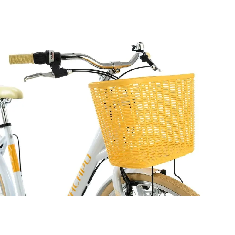 Rower Miejski Damski Dziewczęcy 28 Bagażnik Koszyk