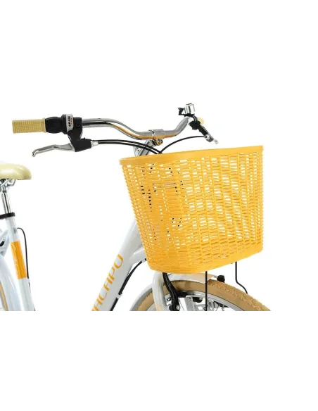 Rower Miejski Damski Dziewczęcy 28 Bagażnik Koszyk