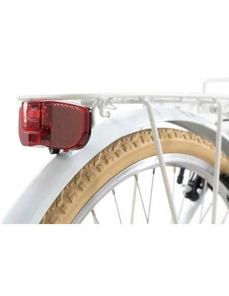 Rower Miejski Damski Dziewczęcy 28 Bagażnik Koszyk