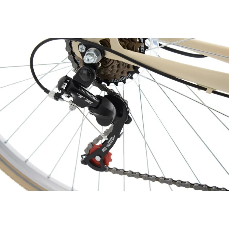 Rower Miejski Damski Retro 28 Vintage 6 Biegów