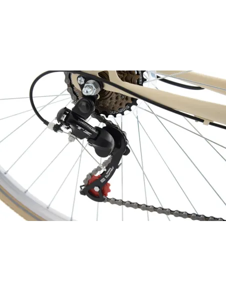 Rower Miejski Damski Retro 28 Vintage 6 Biegów