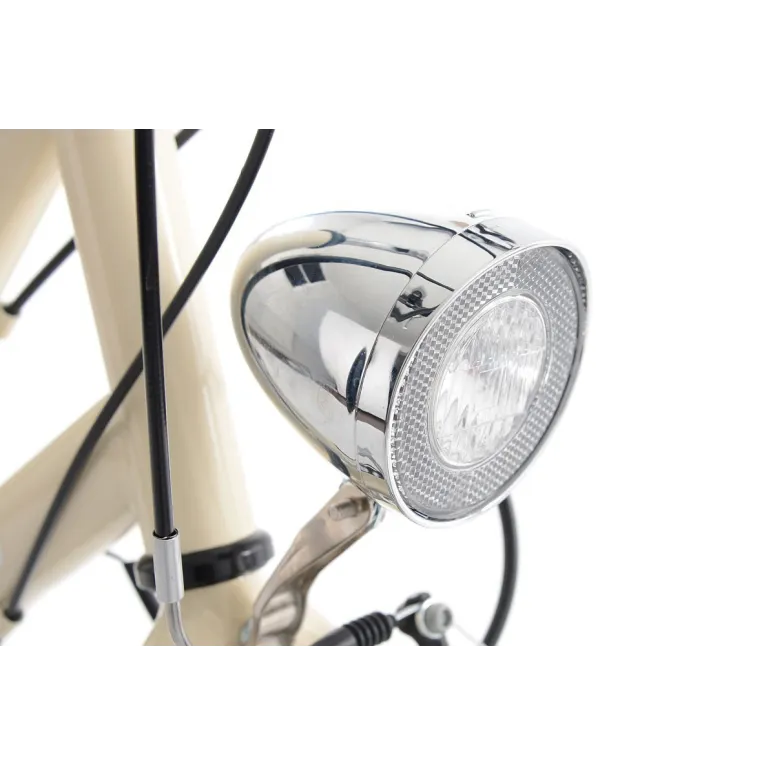 Rower Miejski Damski Retro 28 Bagażnik 6 Biegów