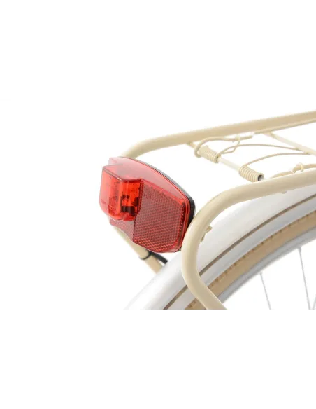 Rower Miejski Damski Retro 28 Bagażnik 6 Biegów