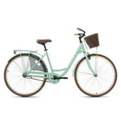 Rower Damski Miejski Jednobiegowy 28 Bagażnik