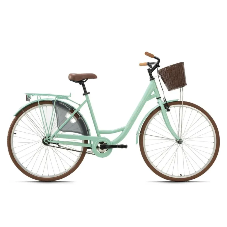 Rower Damski Miejski Jednobiegowy 28 Bagażnik