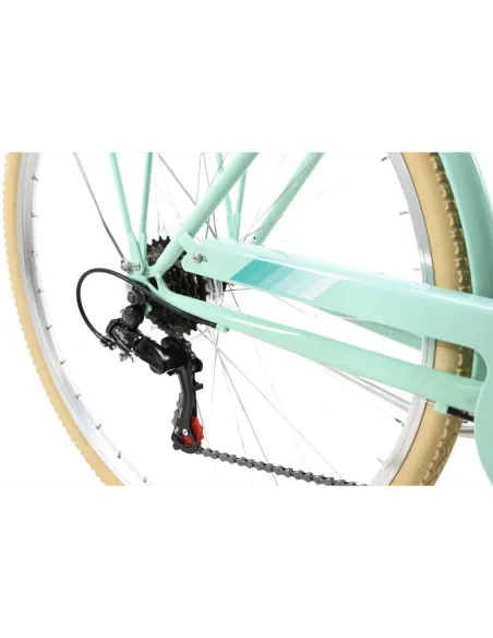 Rower Miejski Damski 26 Dziewczęcy Koszyk Bagażnik