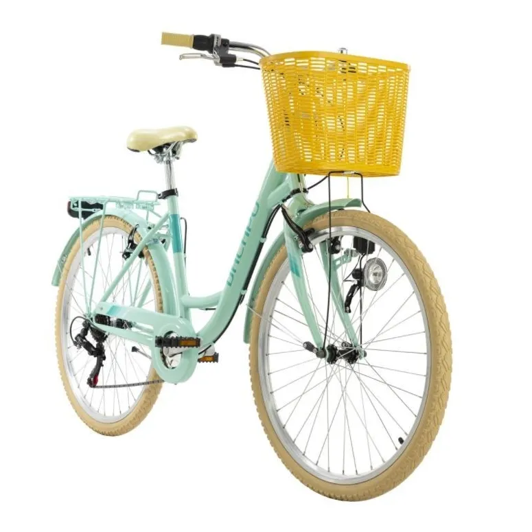 Rower Miejski Damski 26 Dziewczęcy Koszyk Bagażnik