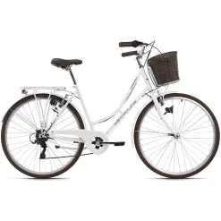 Rower Damski Miejski 28 Retro Styl Damka Bagażnik