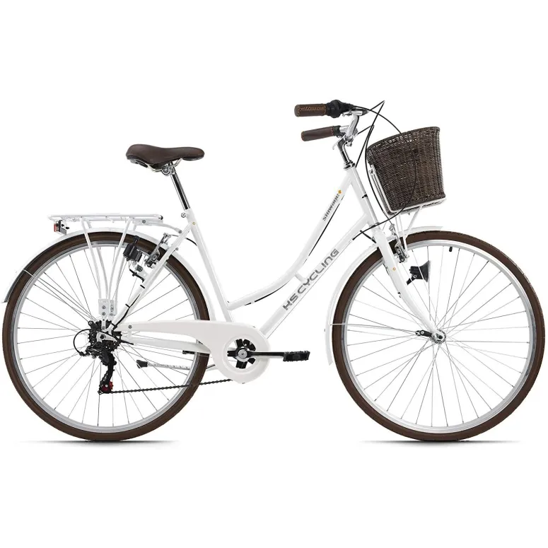 Rower Damski Miejski 28 Retro Styl Damka Bagażnik
