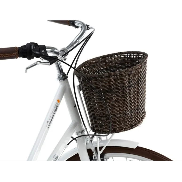 Rower Damski Miejski 28 Retro Styl Damka Bagażnik