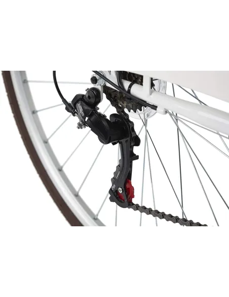 Rower Damski Miejski 28 Retro Styl Damka Bagażnik