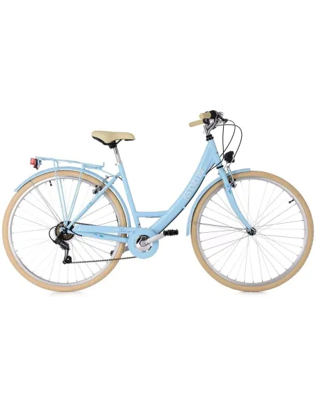 Damski Rower Miejski Dziewczęcy 28 Oświetlenie