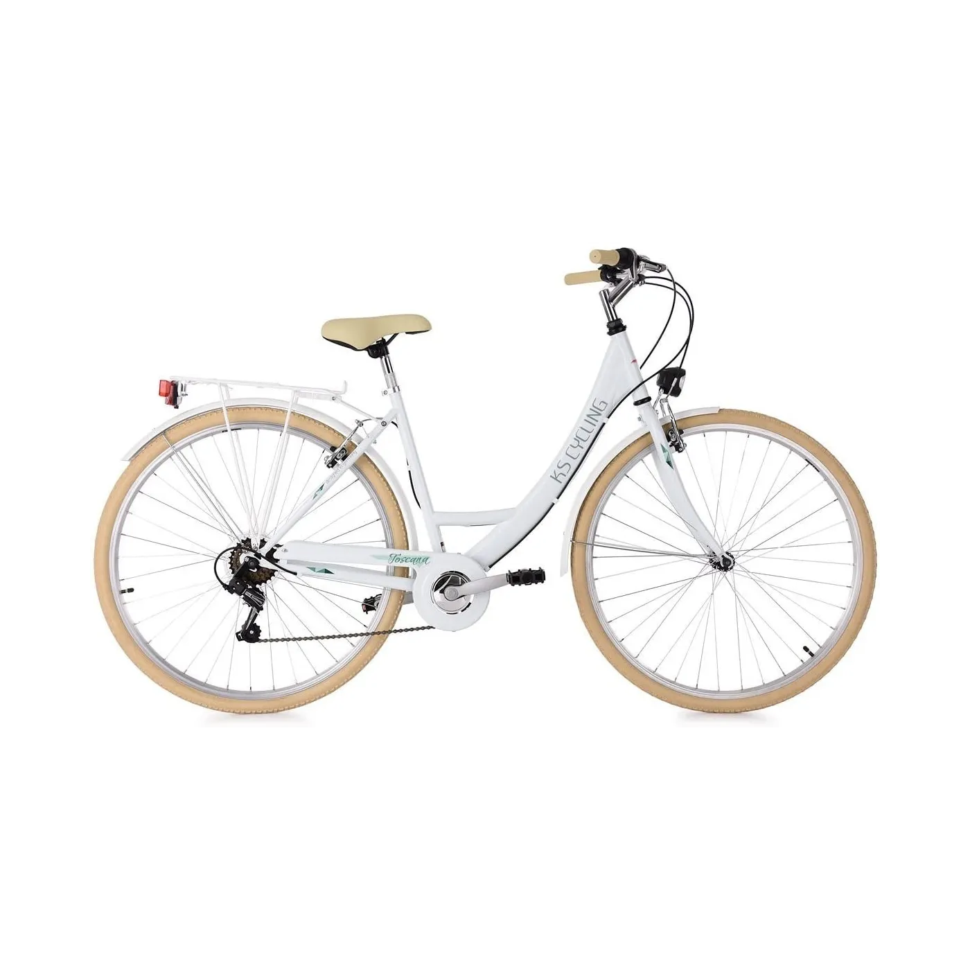 Damski Rower Miejski 26 Dziewczęcy Światło 6 Bieg