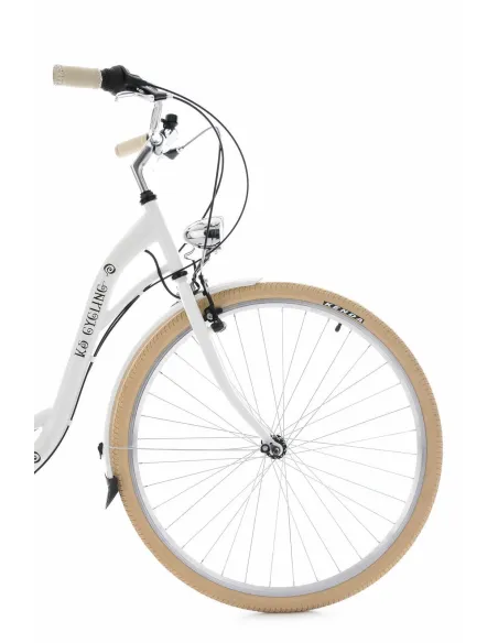 Rower Miejski Damski Retro 28 Dziewczęcy 6 Biegów