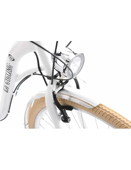 Rower Miejski Damski Retro 28 Dziewczęcy 6 Biegów