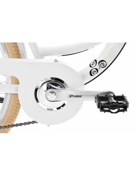 Rower Miejski Damski Retro 28 Dziewczęcy 6 Biegów