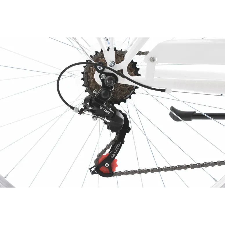 Rower Miejski Damski Retro 28 Dziewczęcy 6 Biegów