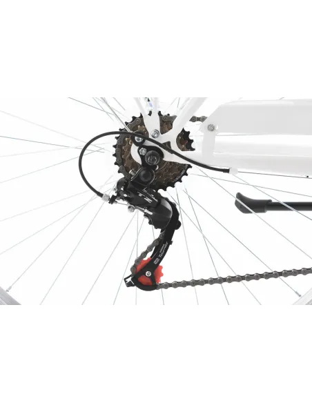 Rower Miejski Damski Retro 28 Dziewczęcy 6 Biegów