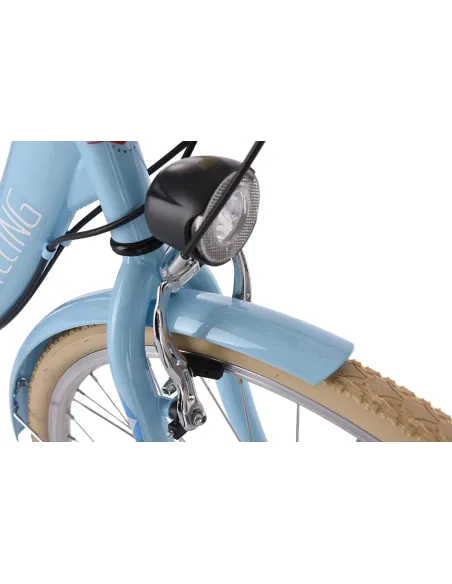 Damski Rower Miejski Koła 28 Dziewczęcy Bagaż Oświetlenie Stopka Błotniki