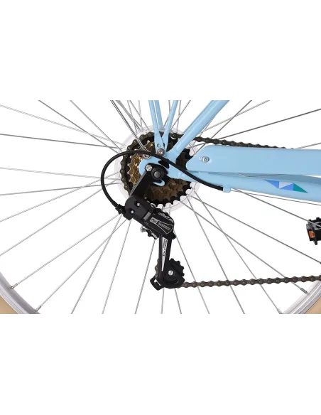 Damski Rower Miejski Koła 28 Dziewczęcy Bagaż Oświetlenie Stopka Błotniki