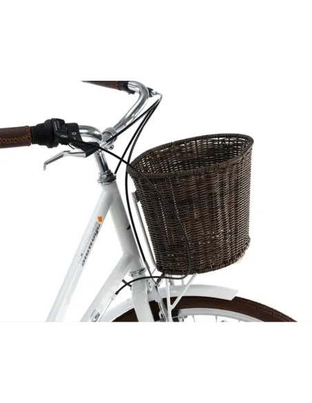 Rower Damski Miejski 28 Retro Styl Damka Bagażnik