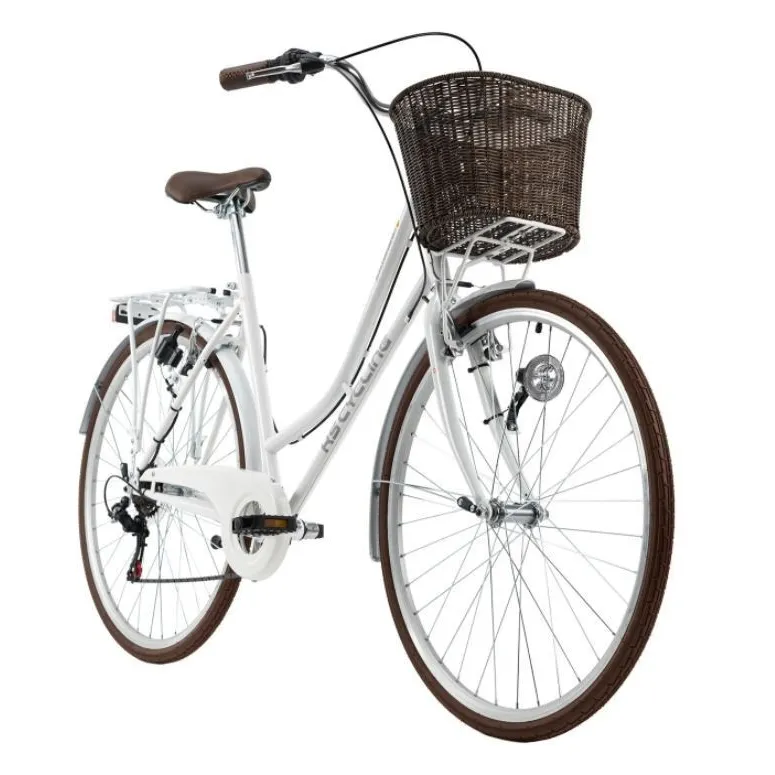 Rower Damski Miejski 28 Retro Styl Damka Bagażnik