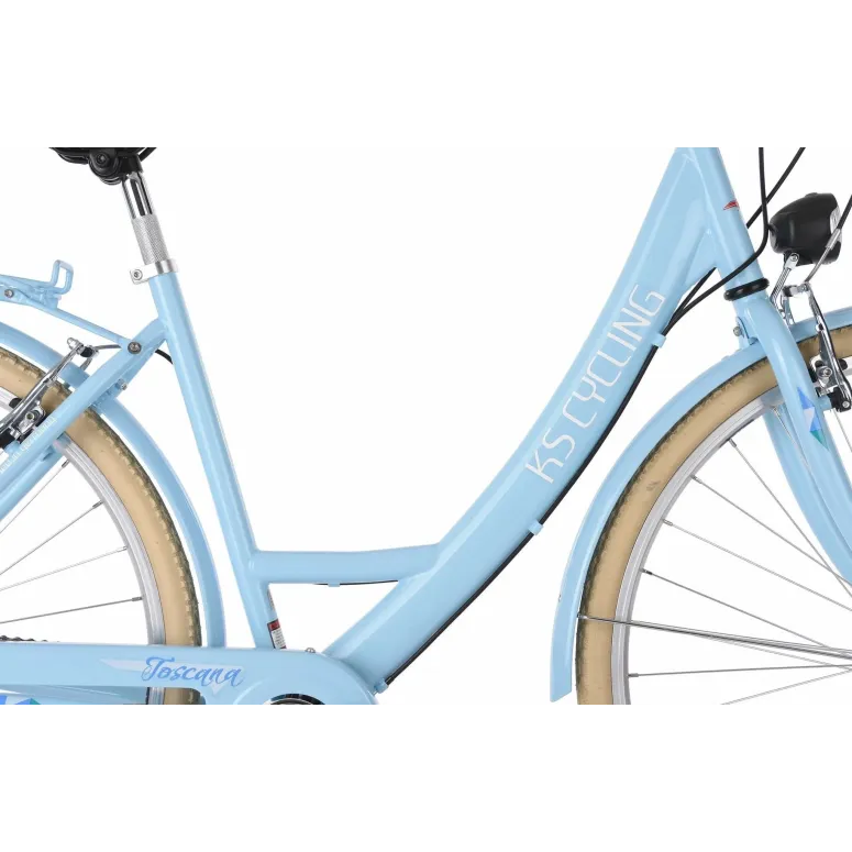 Dziewczęcy Damski Rower Miejski 26 Bagażnik 6 Bieg