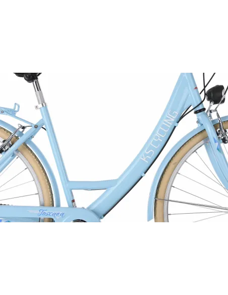 Dziewczęcy Damski Rower Miejski 26 Bagażnik 6 Bieg