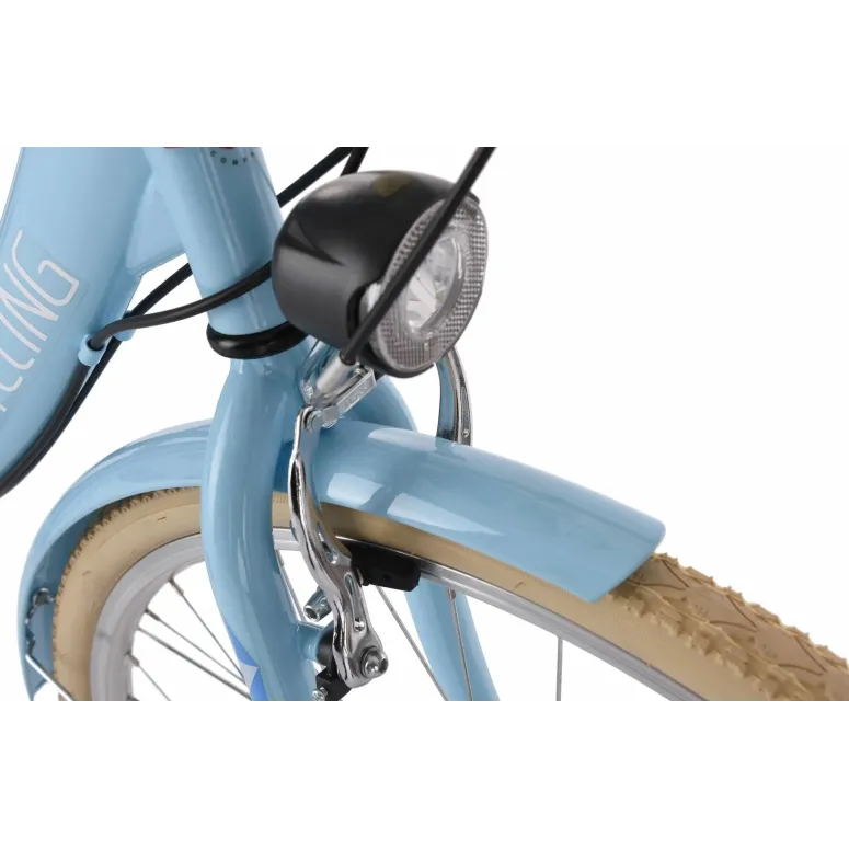 Dziewczęcy Damski Rower Miejski 26 Bagażnik 6 Bieg