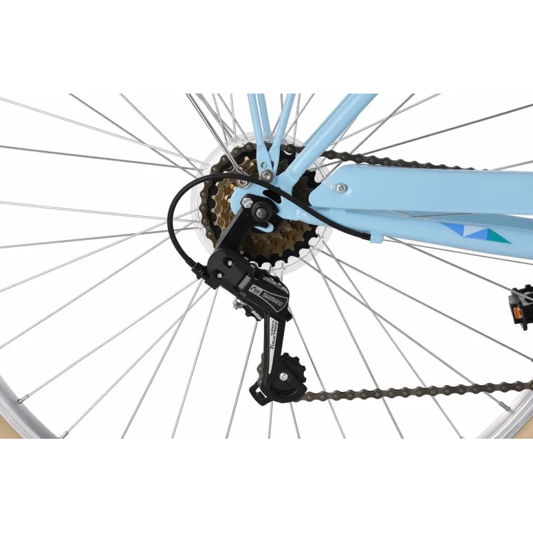 Dziewczęcy Damski Rower Miejski 26 Bagażnik 6 Bieg