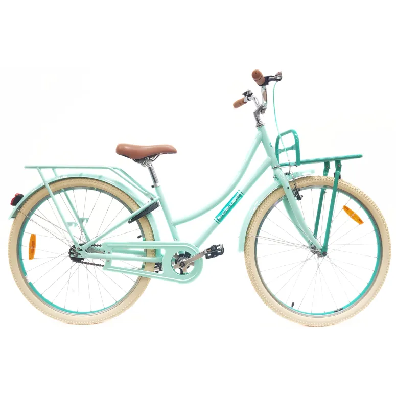 Rower Miejski Damski 26" Stal V-brake Młodzieżowy Światła Stopka Dzwonek