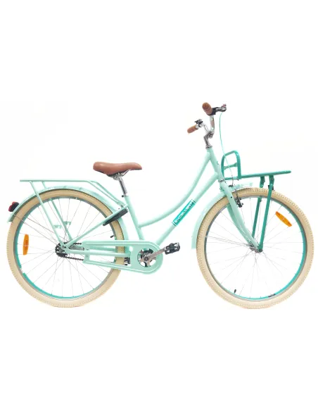 Rower Miejski Damski 26" Stal V-brake Młodzieżowy Światła Stopka Dzwonek