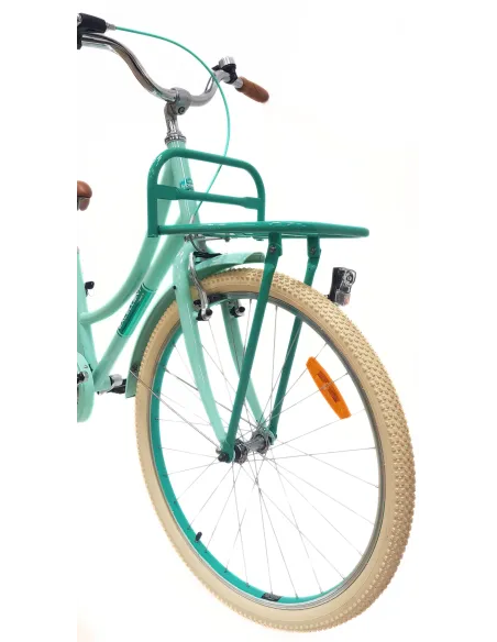 Rower Miejski Damski 26" Stal V-brake Młodzieżowy Światła Stopka Dzwonek