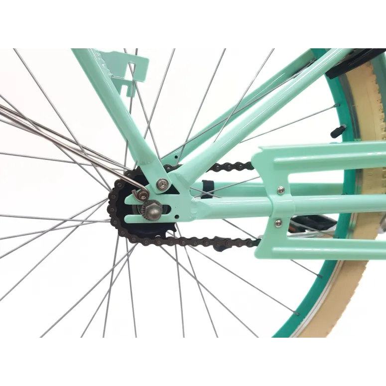 Rower Miejski Damski 26" Stal V-brake Młodzieżowy Światła Stopka Dzwonek