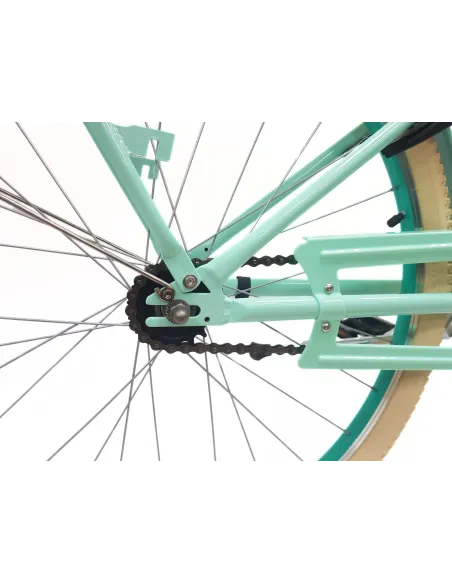 Rower Miejski Damski 26" Stal V-brake Młodzieżowy Światła Stopka Dzwonek