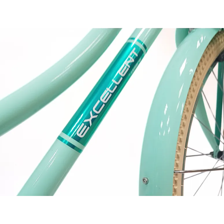 Rower Miejski Damski 26" Stal V-brake Młodzieżowy Światła Stopka Dzwonek