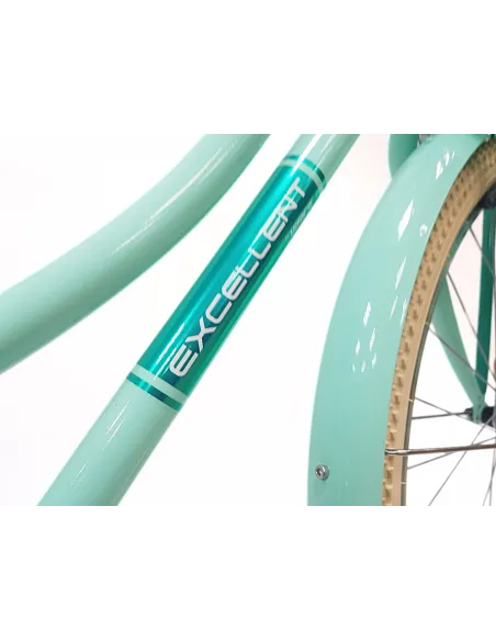 Rower Miejski Damski 26" Stal V-brake Młodzieżowy Światła Stopka Dzwonek