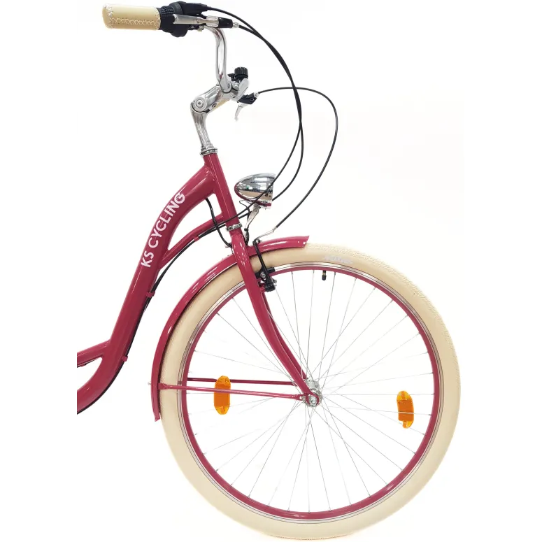 Rower Miejski Damski 28" Stal V-brake Tourney Revo Światła Dynamo Dzwonek