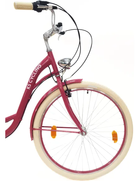 Rower Miejski Damski 28" Stal V-brake Tourney Revo Światła Dynamo Dzwonek