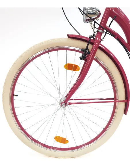 Rower Miejski Damski 28" Stal V-brake Tourney Revo Światła Dynamo Dzwonek