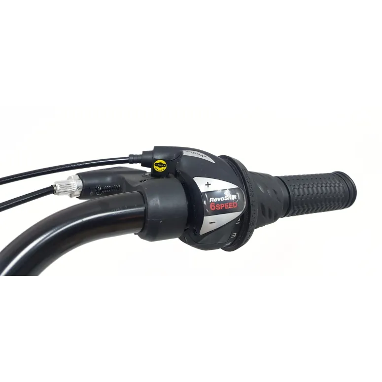 Rower Miejski Damski 28" Stal V-brake 6-biegów Revo Światła Dzwonek Stopka