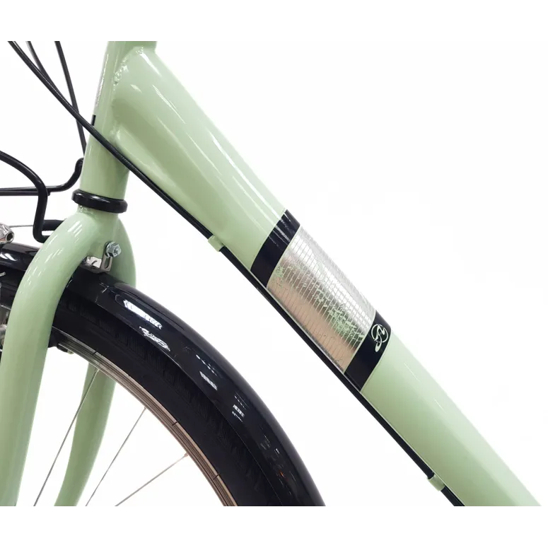 Rower Miejski Damski 28" Stal V-brake 6-biegów Revo Światła Dzwonek Stopka